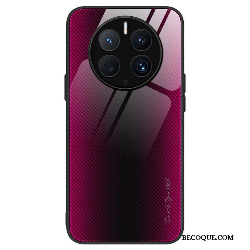 Coque Huawei Mate 50 Pro Verre Trempé Fibre Carbone