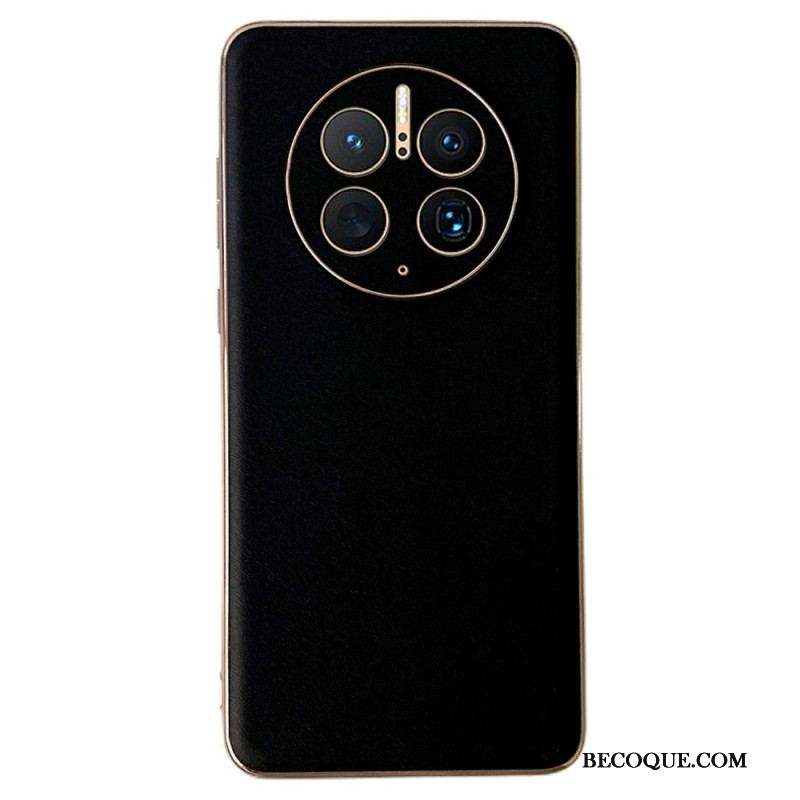 Coque Huawei Mate 50 Pro Véritable Cuir Color