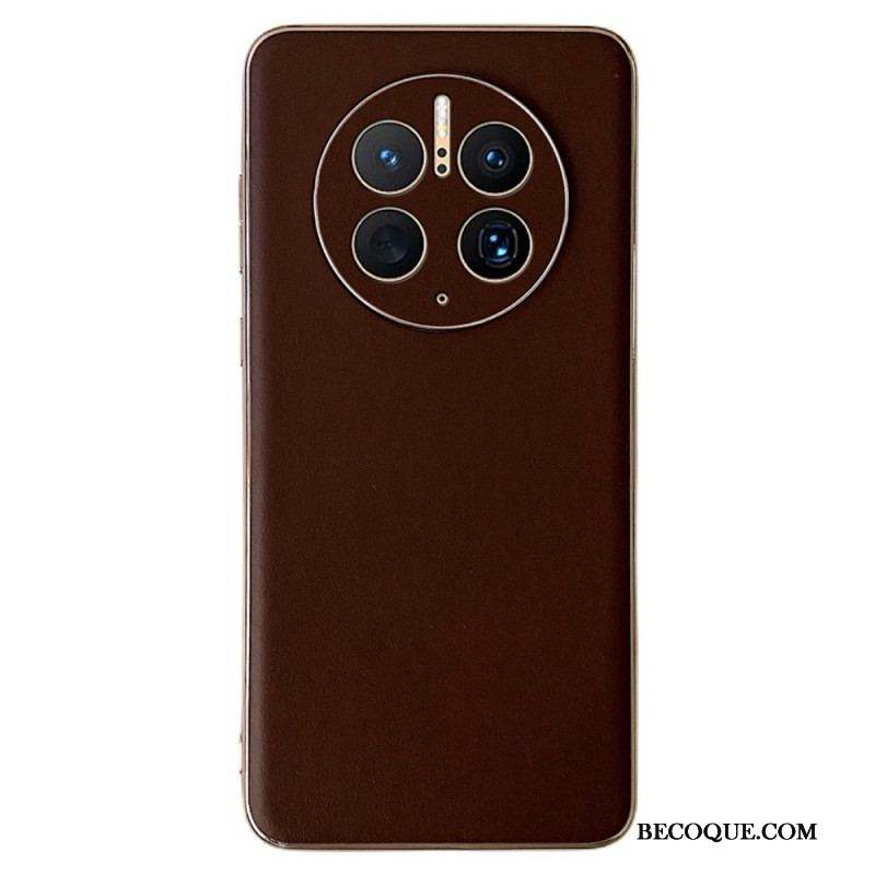 Coque Huawei Mate 50 Pro Véritable Cuir Color