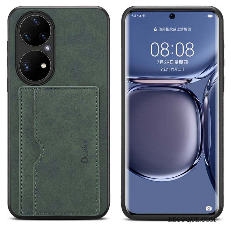 Coque Huawei P50 Pro Porte-Cartes Denior