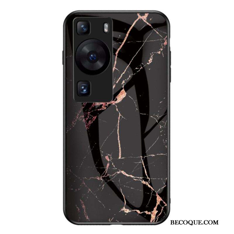 Coque Huawei P60 Pro Verre Trempé Marbre