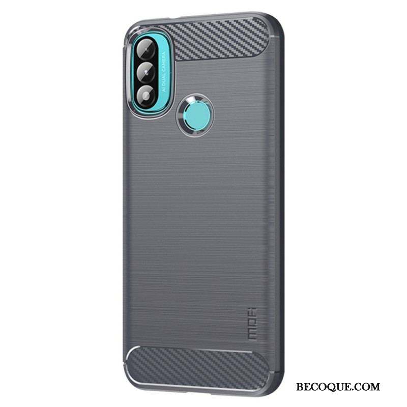 Coque Moto E40 / E30 / E20 Fibre Carbone Brossée MOFI