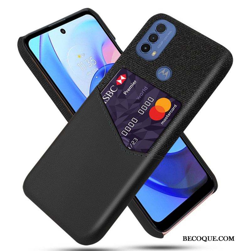 Coque Moto E40 / E30 /E20 Porte-Carte KSQ