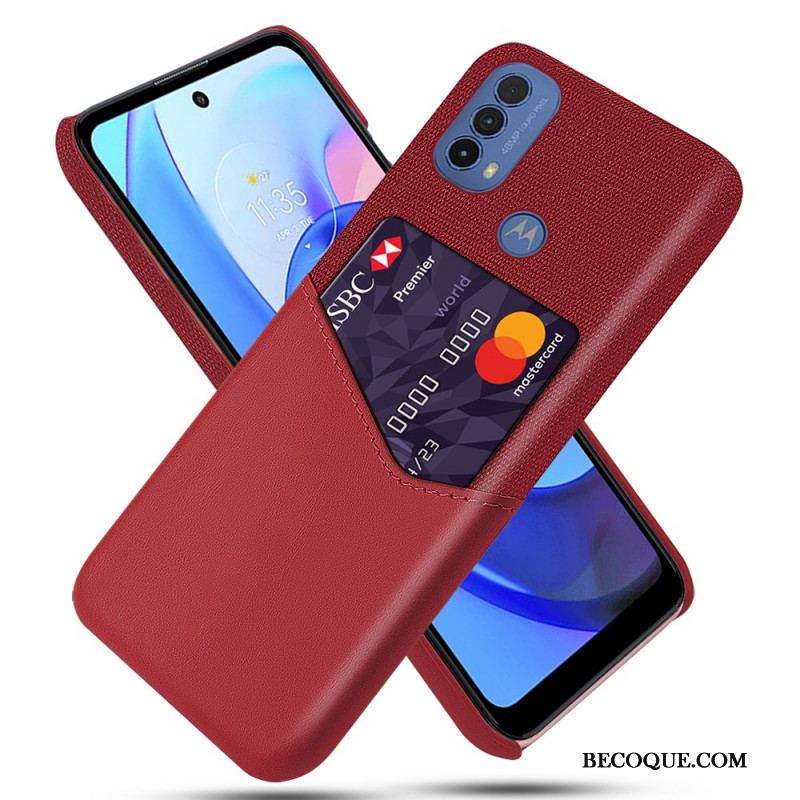 Coque Moto E40 / E30 /E20 Porte-Carte KSQ