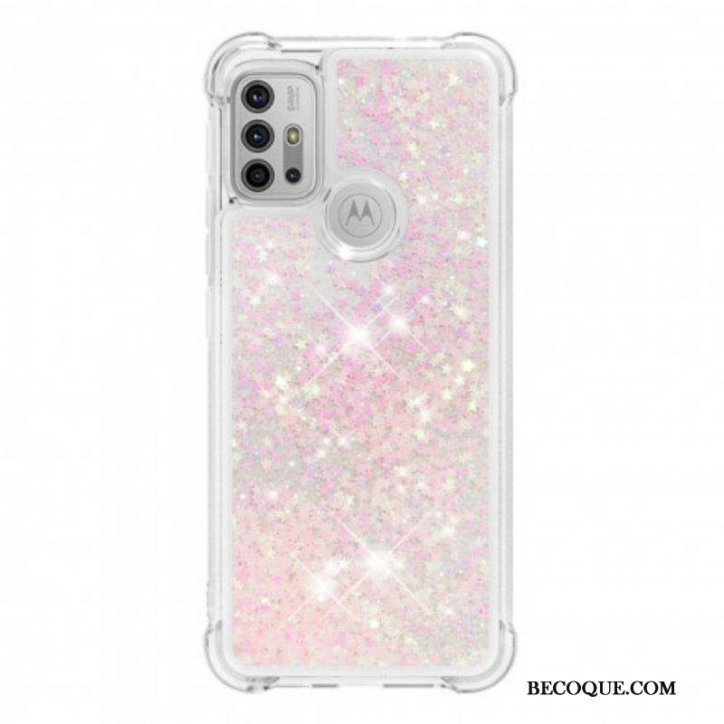 Coque Moto G30 / Moto G10 Désires Paillettes