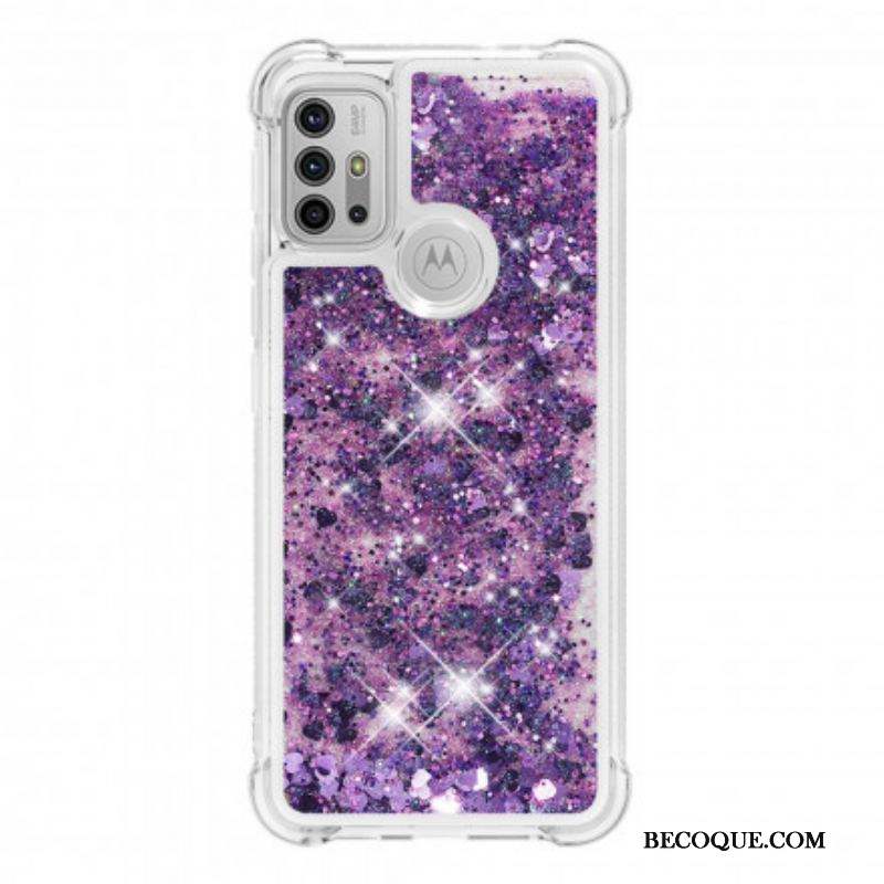 Coque Moto G30 / Moto G10 Désires Paillettes