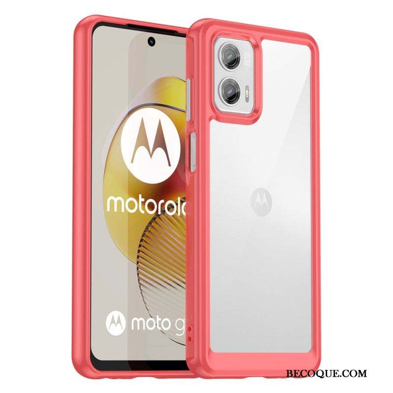 Coque Moto G73 5G Hybride Transparente