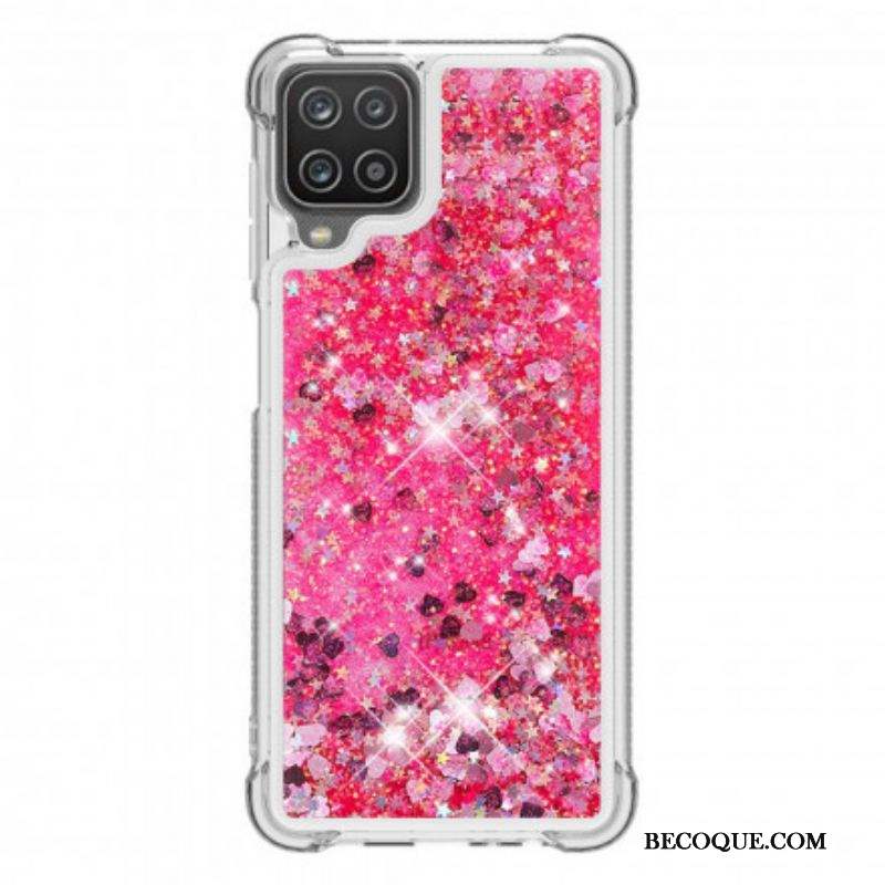 Coque Samsung Galaxy A12 / M12 Désire Paillettes