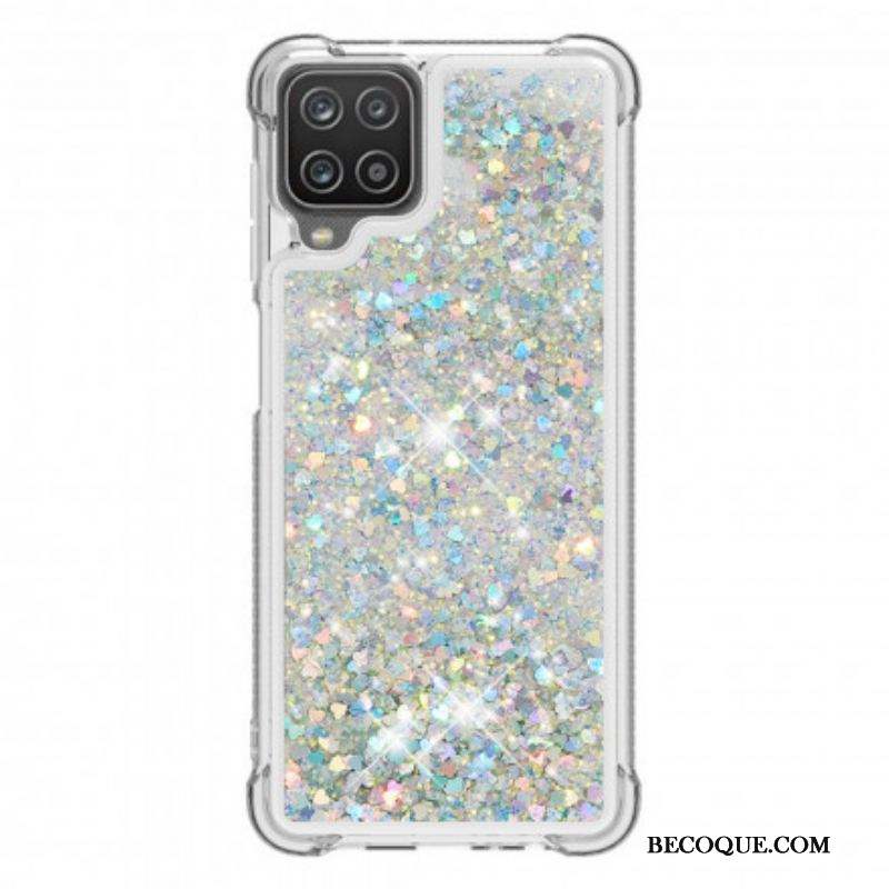 Coque Samsung Galaxy A12 / M12 Désire Paillettes