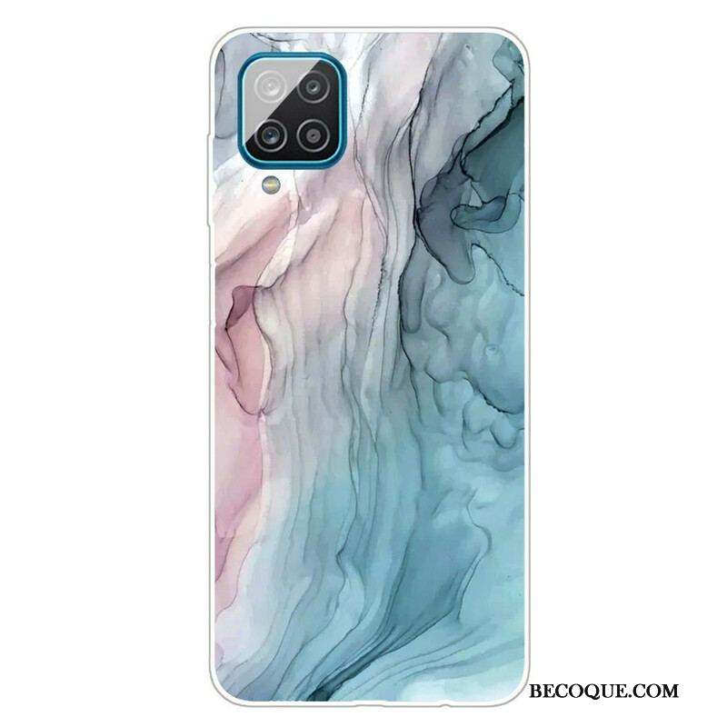 Coque Samsung Galaxy A12 / M12 Marbre Coloré