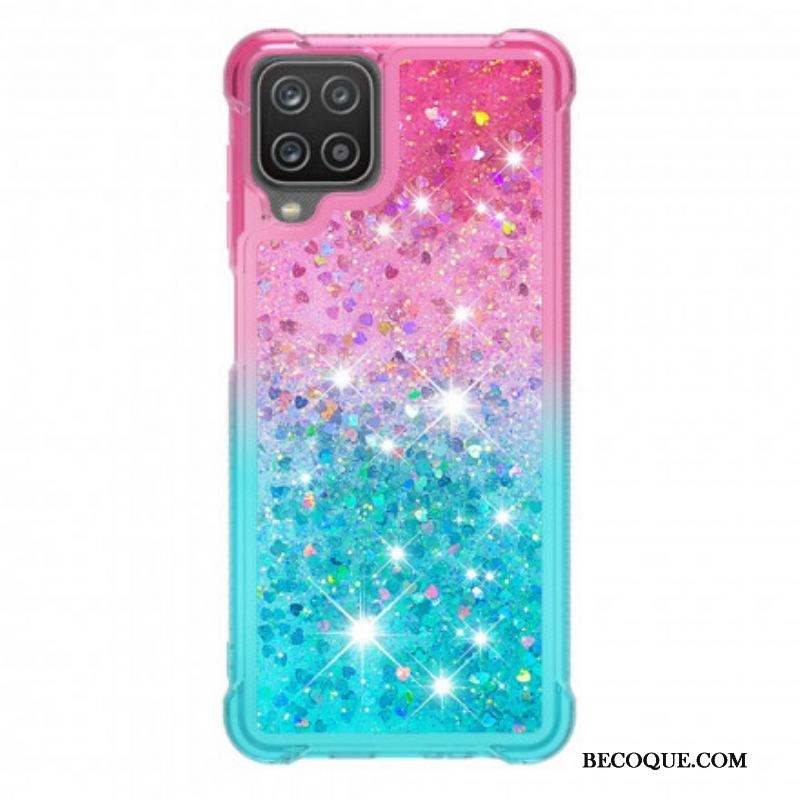 Coque Samsung Galaxy A12 / M12 Paillettes Colors