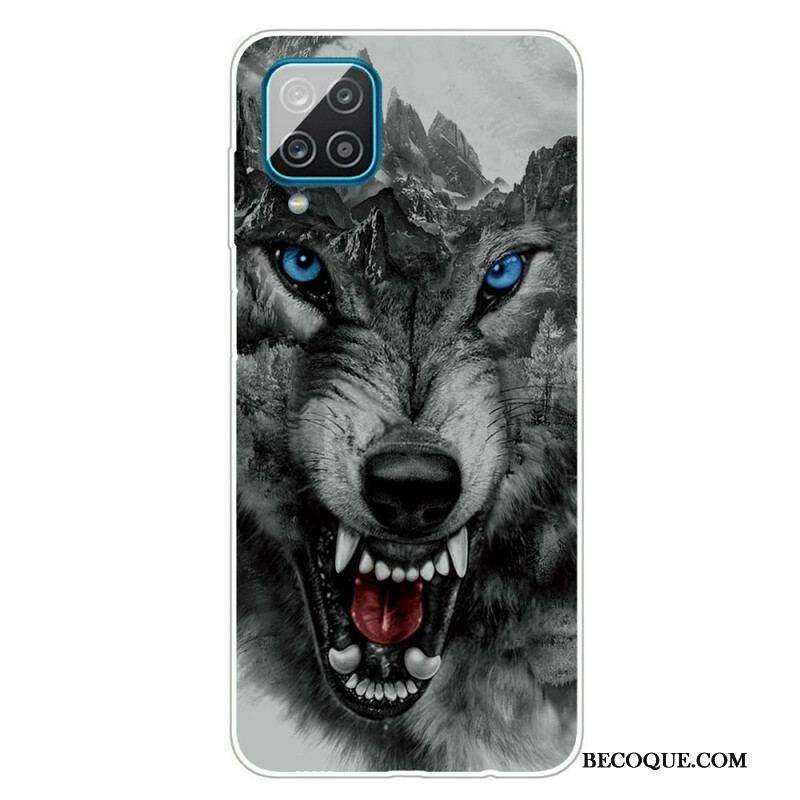 Coque Samsung Galaxy A12 / M12 Sublime Loup