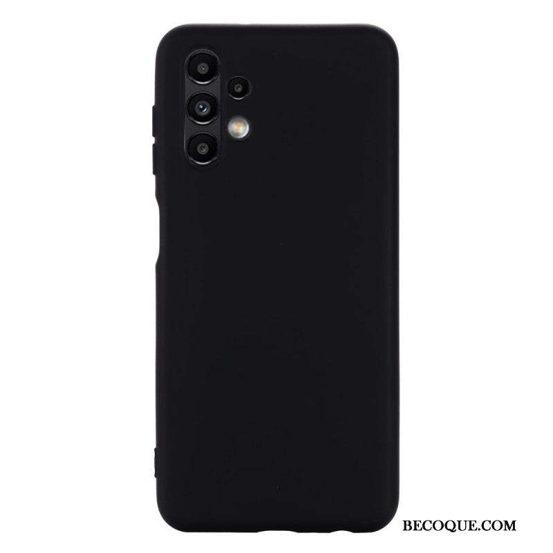 Coque Samsung Galaxy A13 Silicone Liquide avec Lanière