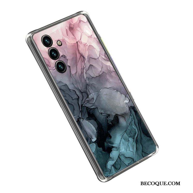 Coque Samsung Galaxy A14 5G / A14 Marbre Aquarelle