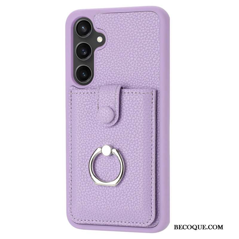 Coque Samsung Galaxy A16 4G / 5G Style Porte-Cartes et Anneau-Support