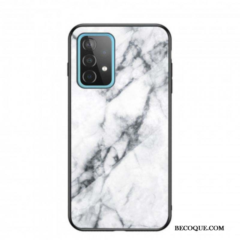 Coque Samsung Galaxy A52 4G / A52 5G / A52s 5G Verre Trempé Marble Colors