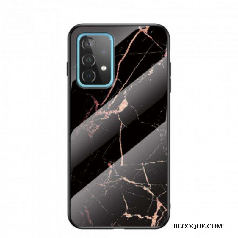 Coque Samsung Galaxy A52 4G / A52 5G / A52s 5G Verre Trempé Marble Colors