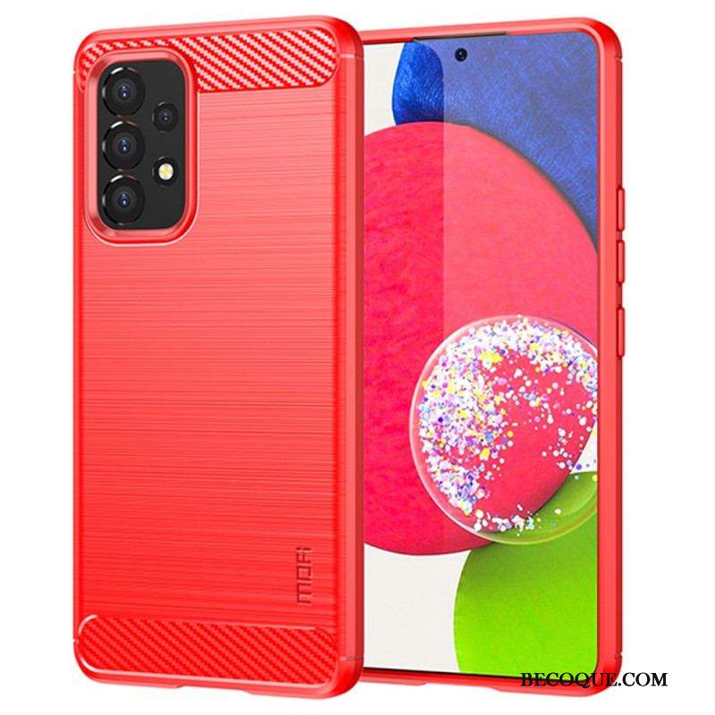 Coque Samsung Galaxy A53 5G Fibre Carbone Brossée MOFI