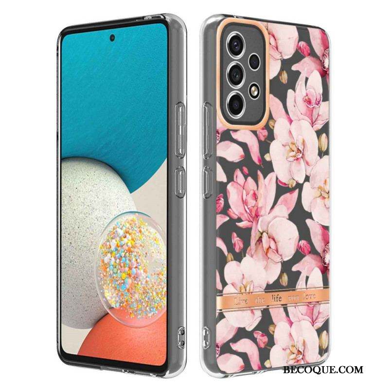 Coque Samsung Galaxy A53 5G Transparente Florale