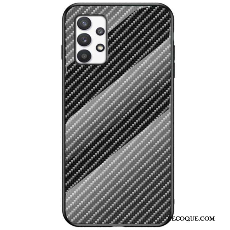 Coque Samsung Galaxy A53 Verre Trempé Fibre Carbone