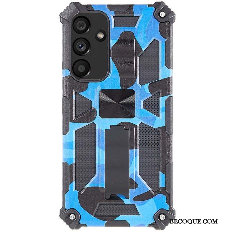 Coque Samsung Galaxy A54 5G Camouflage Support Amovible