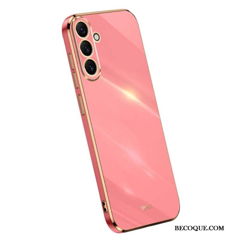 Coque Samsung Galaxy A54 5G Silicone Rebords Dorés