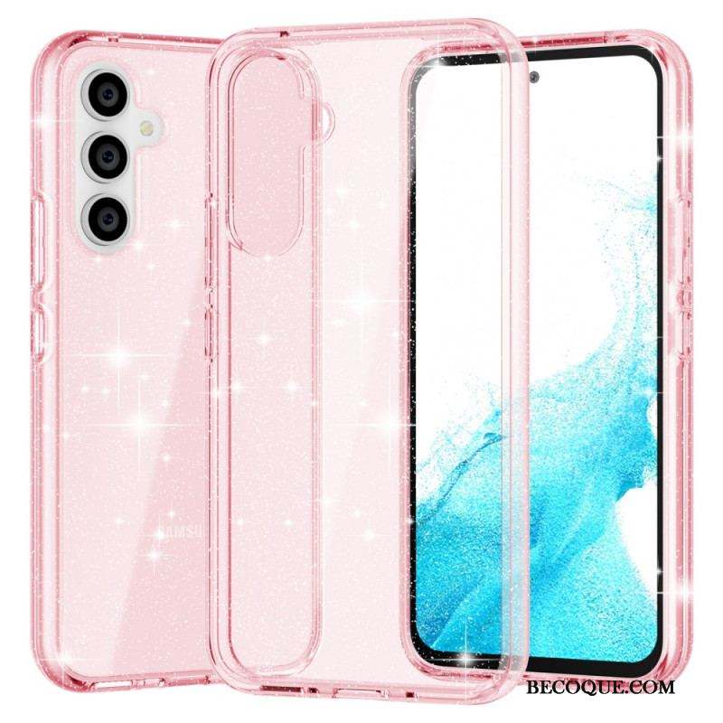 Coque Samsung Galaxy A54 5G Transparente Paillettes