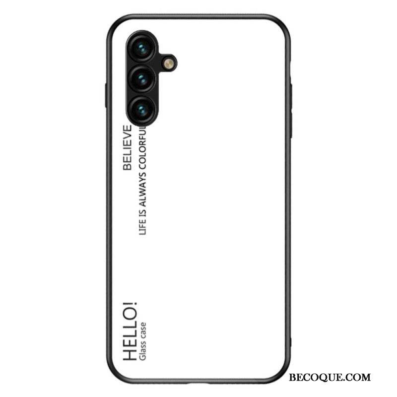 Coque Samsung Galaxy A54 5G Verre Trempé Hello