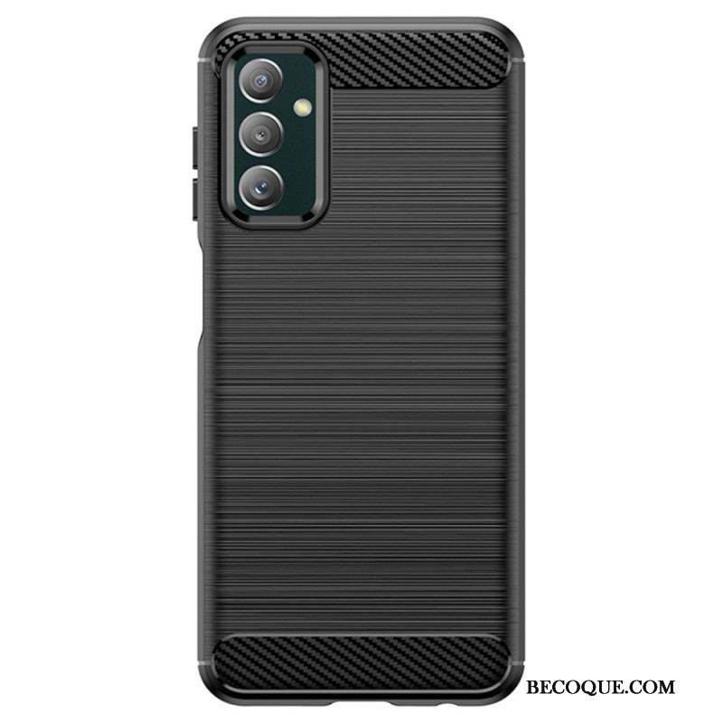 Coque Samsung Galaxy M13 Fibre Carbone Brossée