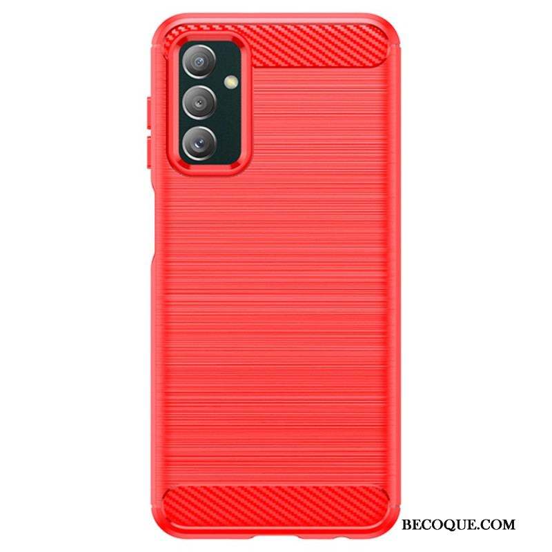 Coque Samsung Galaxy M13 Fibre Carbone Brossée