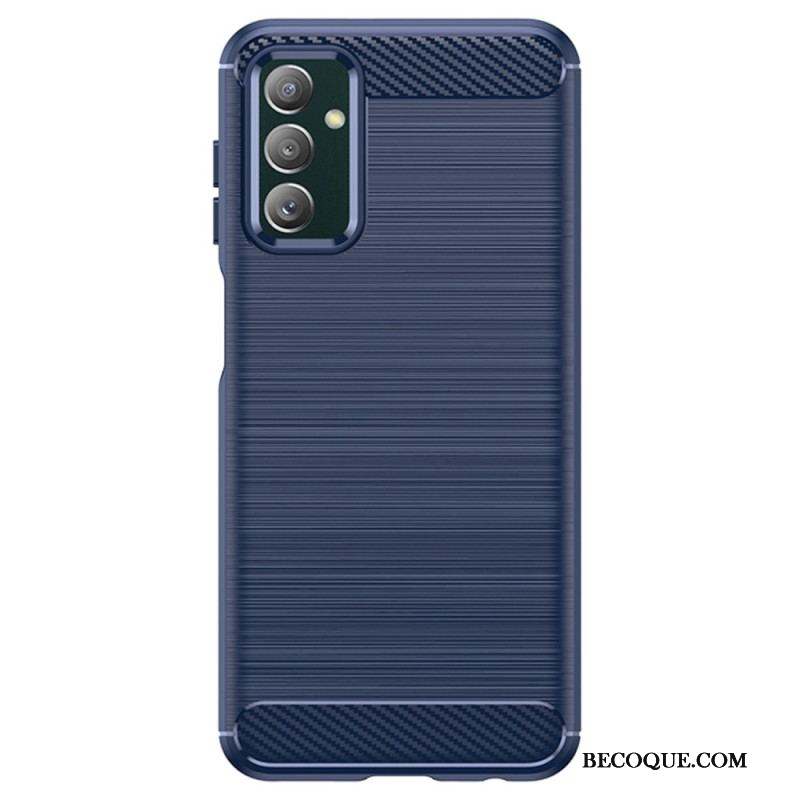 Coque Samsung Galaxy M13 Fibre Carbone Brossée