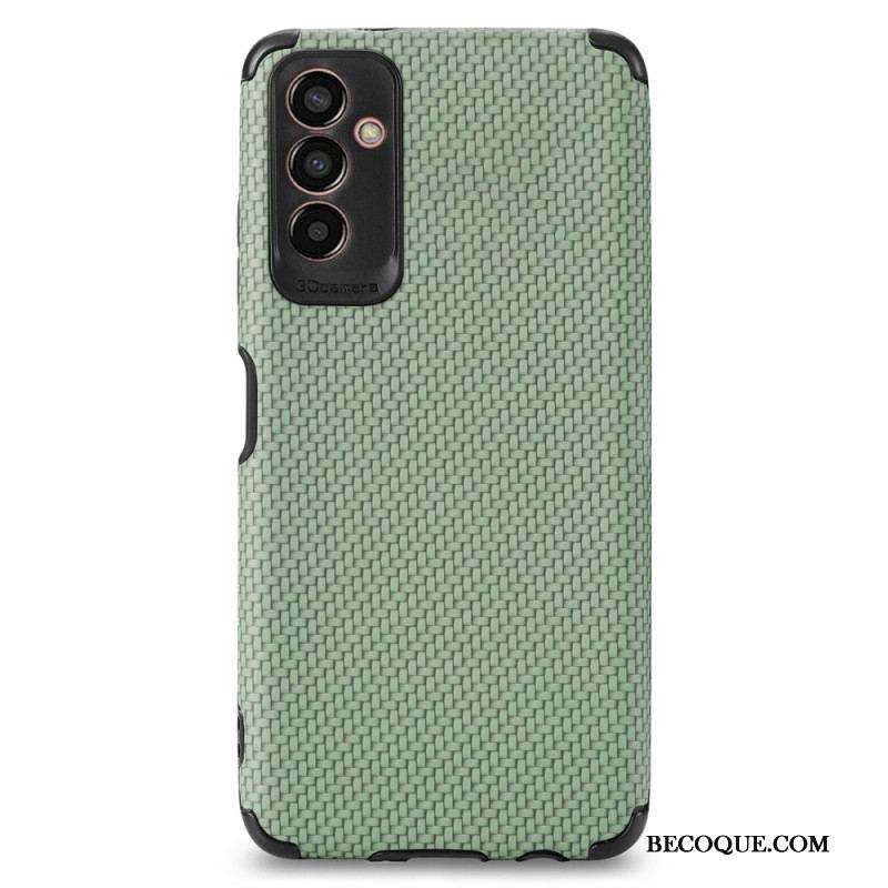 Coque Samsung Galaxy M13 Fibre Carbone Coins Renforcés