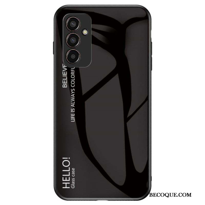 Coque Samsung Galaxy M13 Verre Trempé Hello