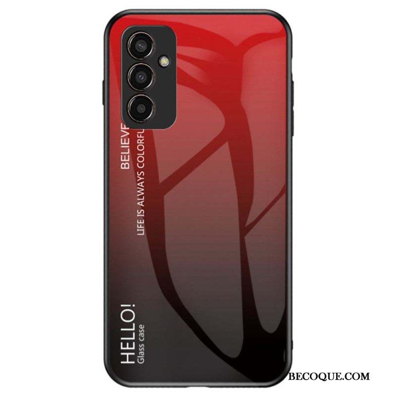 Coque Samsung Galaxy M13 Verre Trempé Hello