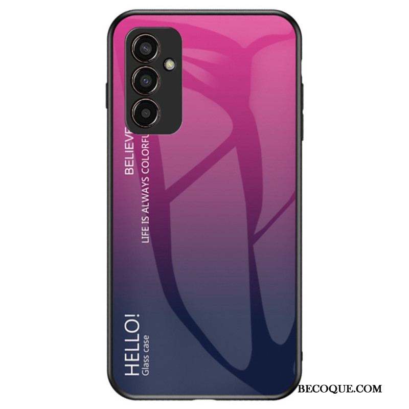 Coque Samsung Galaxy M13 Verre Trempé Hello