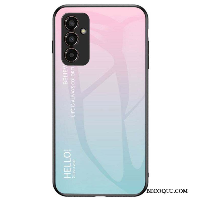 Coque Samsung Galaxy M13 Verre Trempé Hello