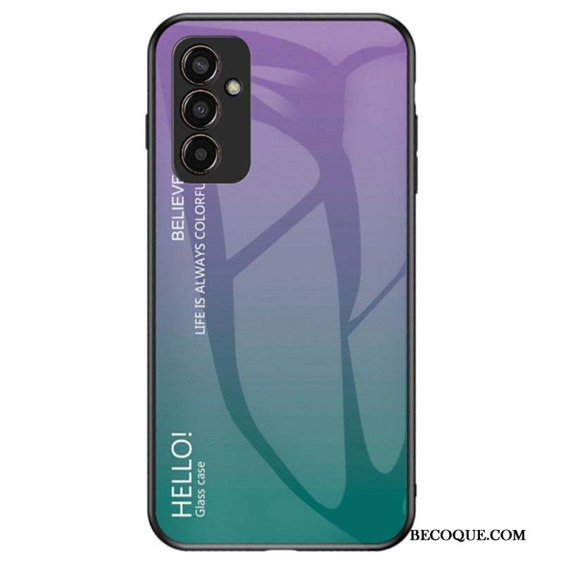 Coque Samsung Galaxy M13 Verre Trempé Hello