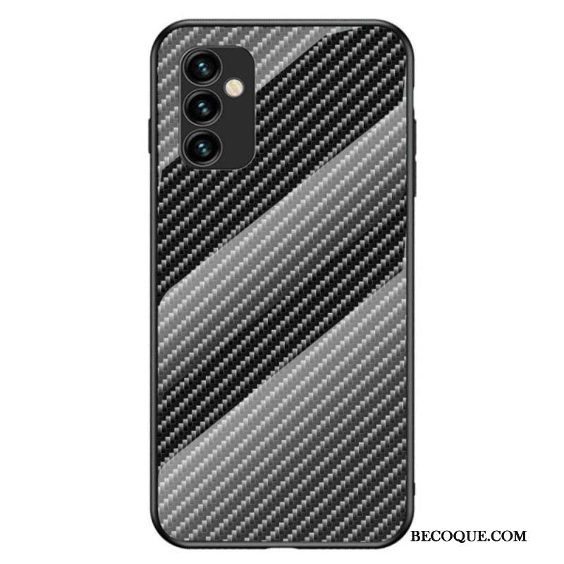 Coque Samsung Galaxy M23 5G Verre Trempé Fibre Carbone