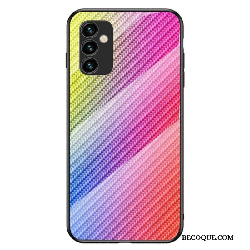 Coque Samsung Galaxy M23 5G Verre Trempé Fibre Carbone