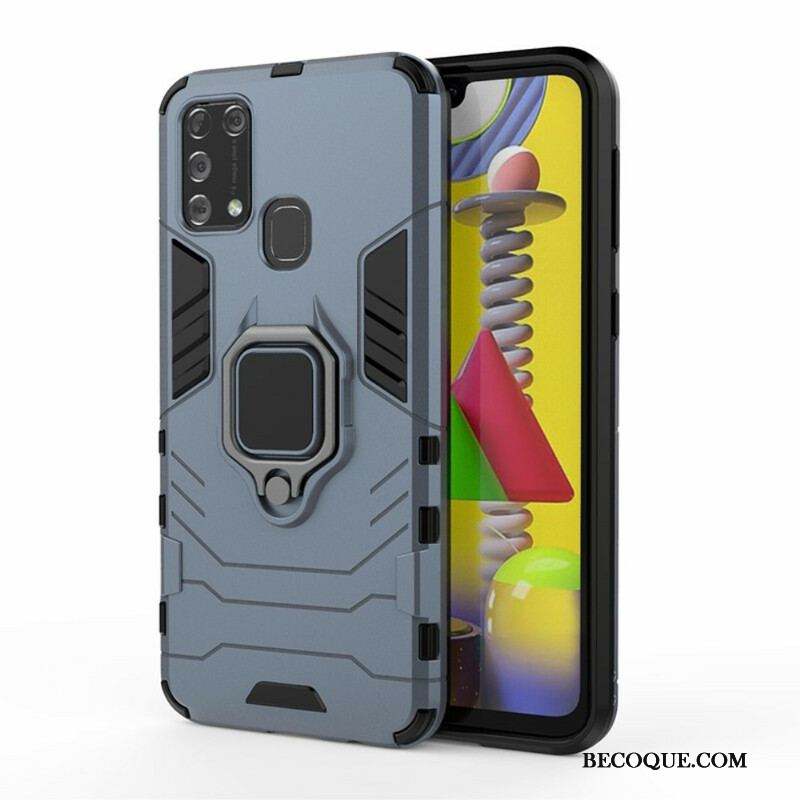 Coque Samsung Galaxy M31 Ring Résistante