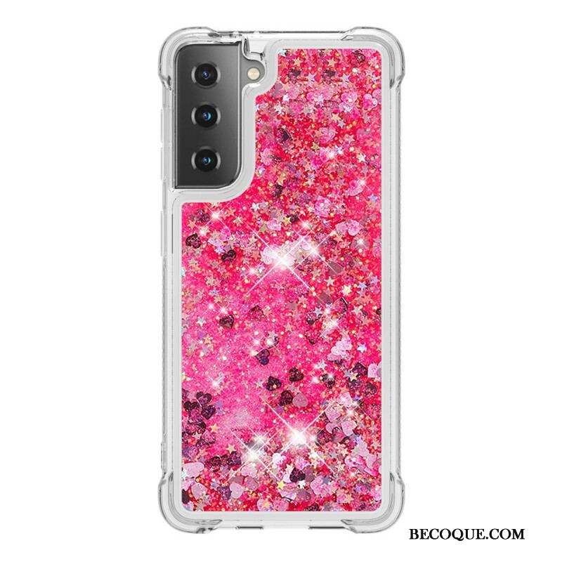 Coque Samsung Galaxy S21 5G Désires Paillettes