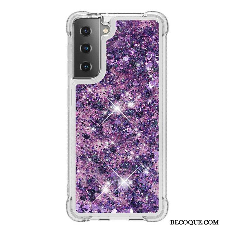 Coque Samsung Galaxy S21 5G Désires Paillettes