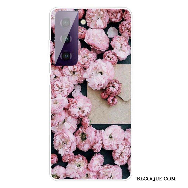 Coque Samsung Galaxy S21 5G Fleurs Intenses