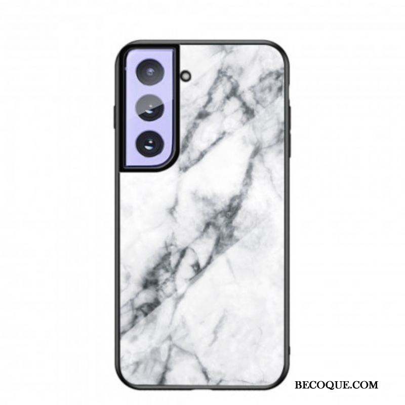 Coque Samsung Galaxy S21 5G Verre Trempé Marble Colors