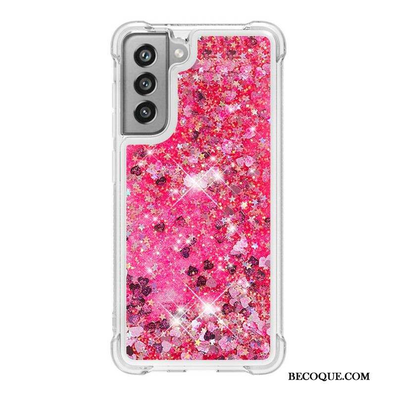 Coque Samsung Galaxy S21 FE Désires Paillettes