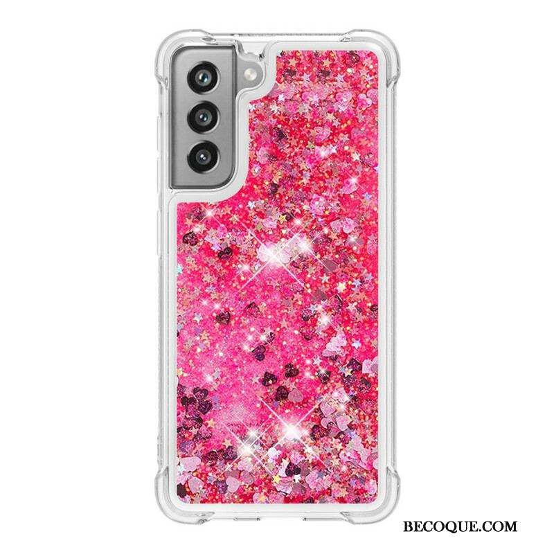 Coque Samsung Galaxy S21 FE Désires Paillettes