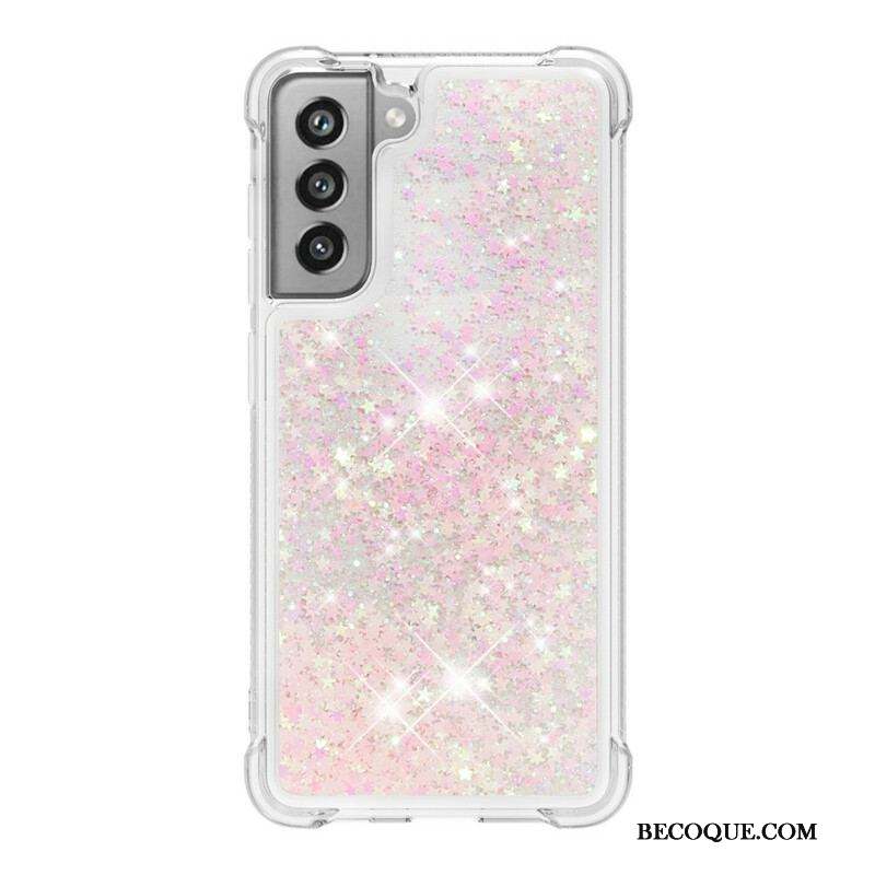 Coque Samsung Galaxy S21 FE Désires Paillettes