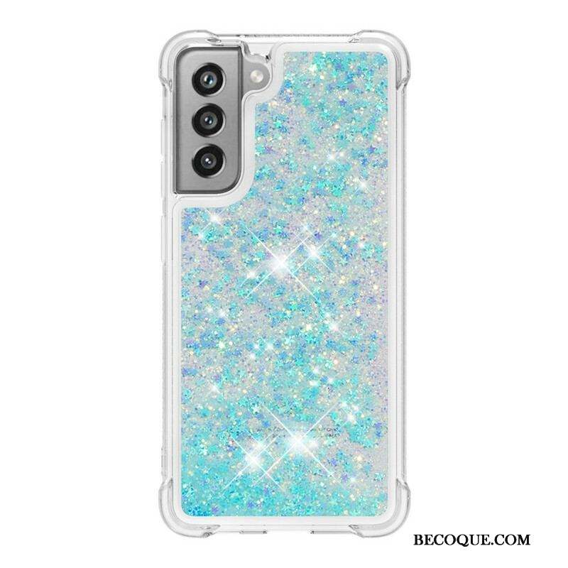 Coque Samsung Galaxy S21 FE Désires Paillettes