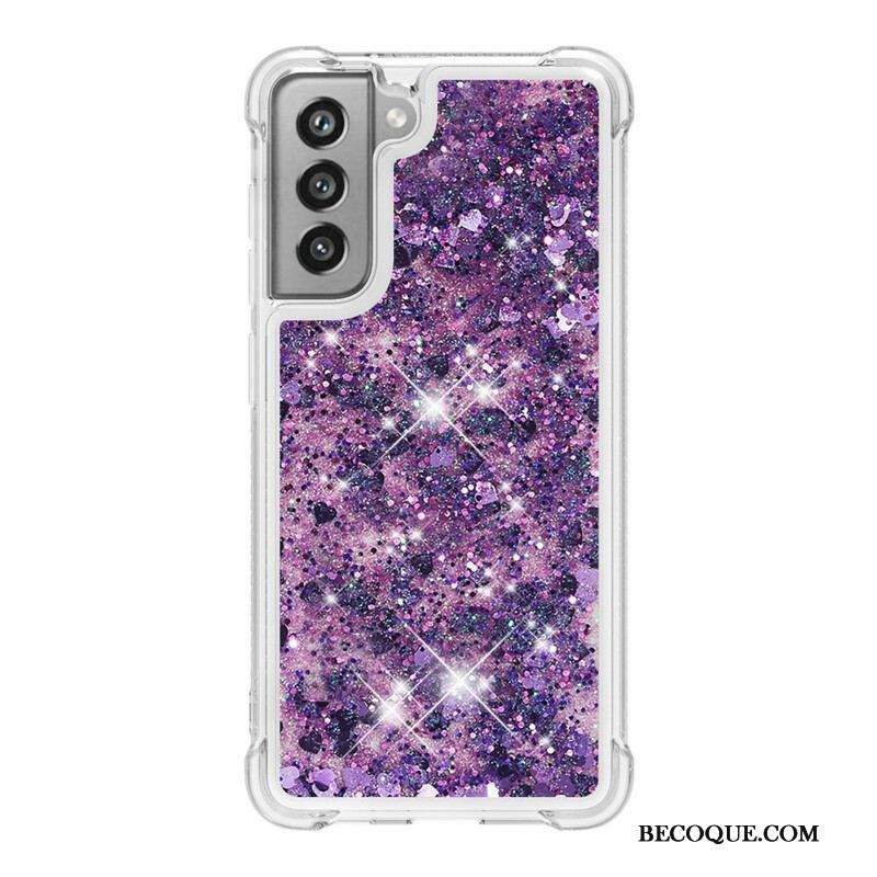 Coque Samsung Galaxy S21 FE Désires Paillettes