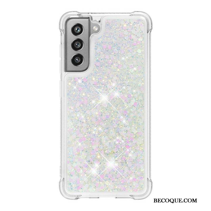 Coque Samsung Galaxy S21 FE Désires Paillettes